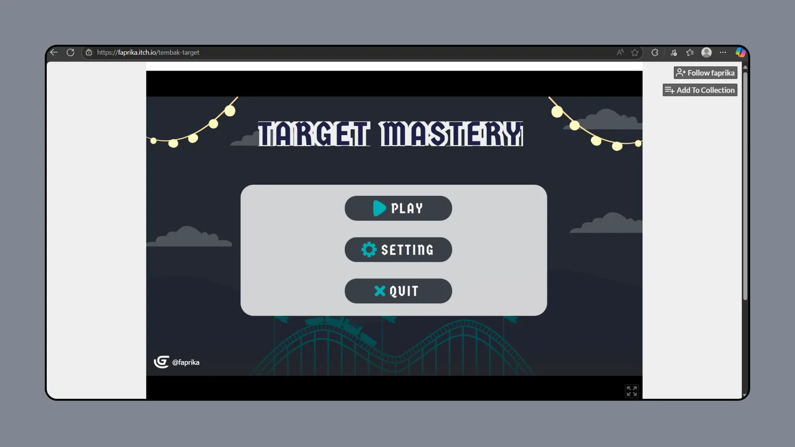 Tembak Target Game — preview